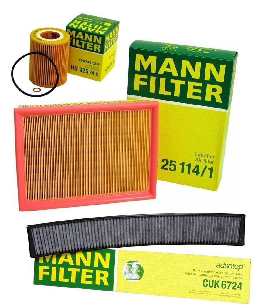 BMW Filter Service Kit 64319257504 - MANN-FILTER 1645249KIT